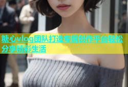 糖心vlog团队打造专属创作平台轻松分享精彩生活
