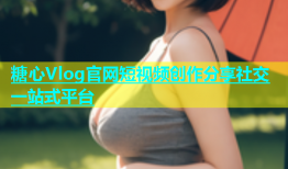 糖心Vlog官网短视频创作分享社交一站式平台
