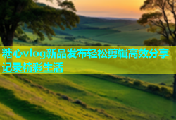 糖心vlog新品发布轻松剪辑高效分享记录精彩生活