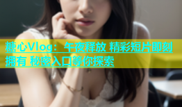 糖心Vlog：午夜释放 精彩短片即刻拥有 秘密入口等你探索