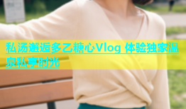 私汤邂逅多乙糖心Vlog 体验独家温泉私享时光