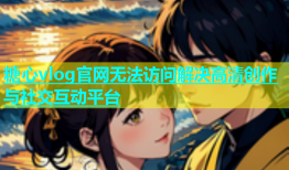 糖心vlog官网无法访问解决高清创作与社交互动平台