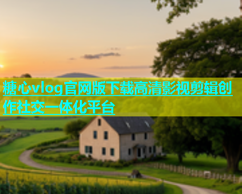 糖心vlog官网版下载高清影视剪辑创作社交一体化平台